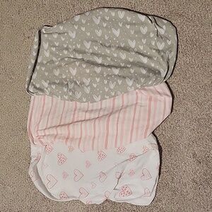 Bassinet crib sheet lot of 3 sheets